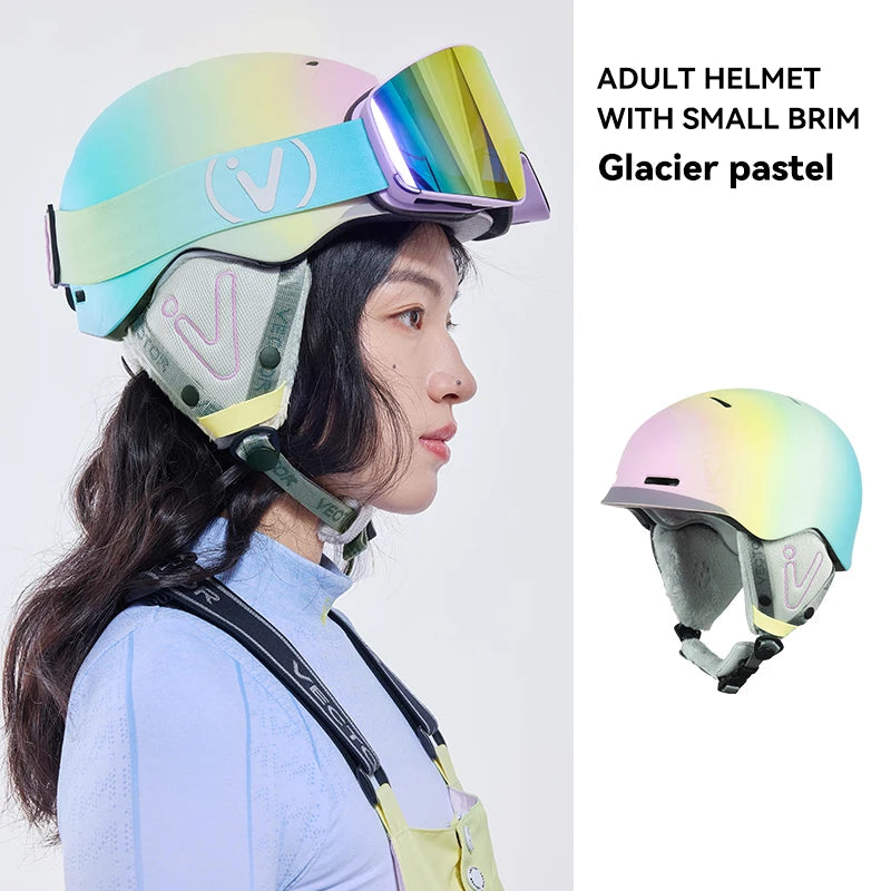 Ski Helmet with Removable Lining & CE Certified Safety