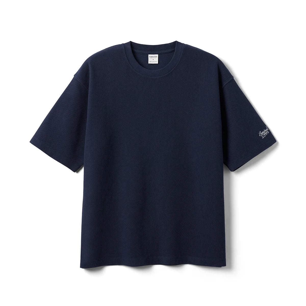Breathable Pique T-Shirt - Cotton Blend Casual Tops