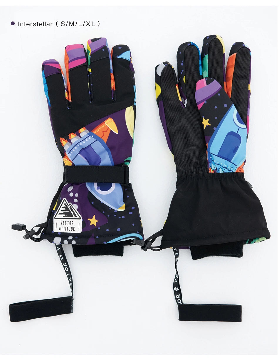Ski Gloves - Waterproof & Windproof Winter Sports Essentials