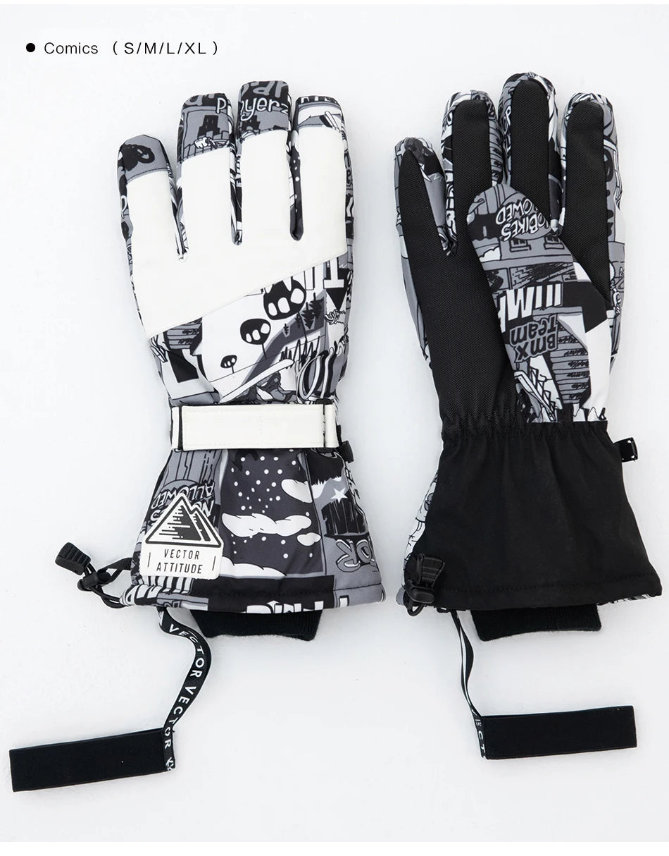 Ski Gloves - Waterproof & Windproof Winter Sports Essentials