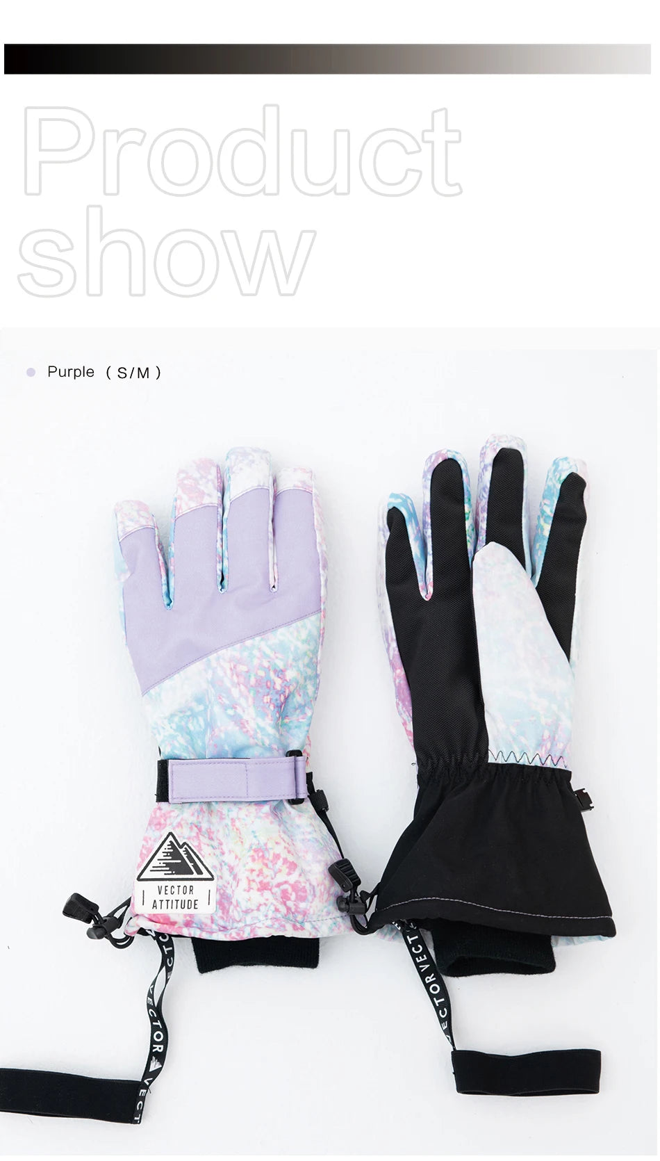 Ski Gloves - Waterproof & Windproof Winter Sports Essentials