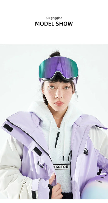 Ski Goggles - Anti-Fog UV400 Snowboard Eyewear