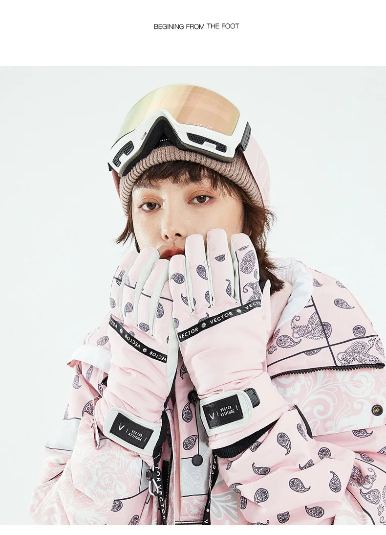 Ski Gloves - Waterproof & Thermal Snowboard Gloves