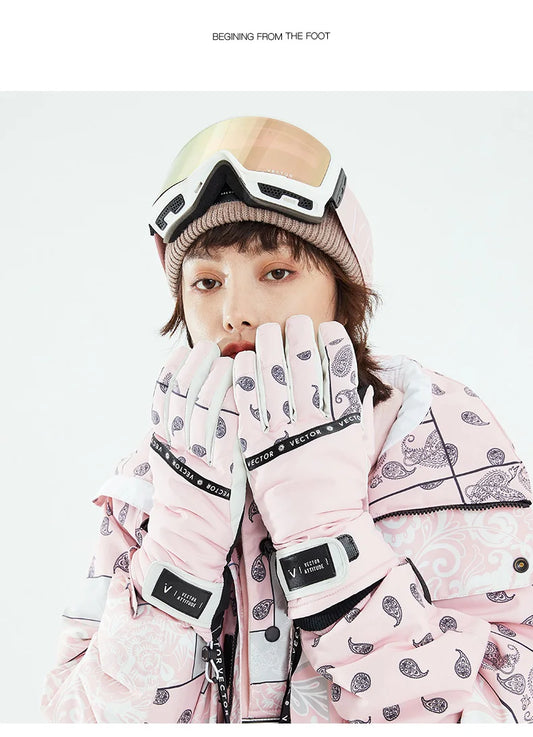 Ski Gloves - Waterproof & Thermal Snowboard Gloves