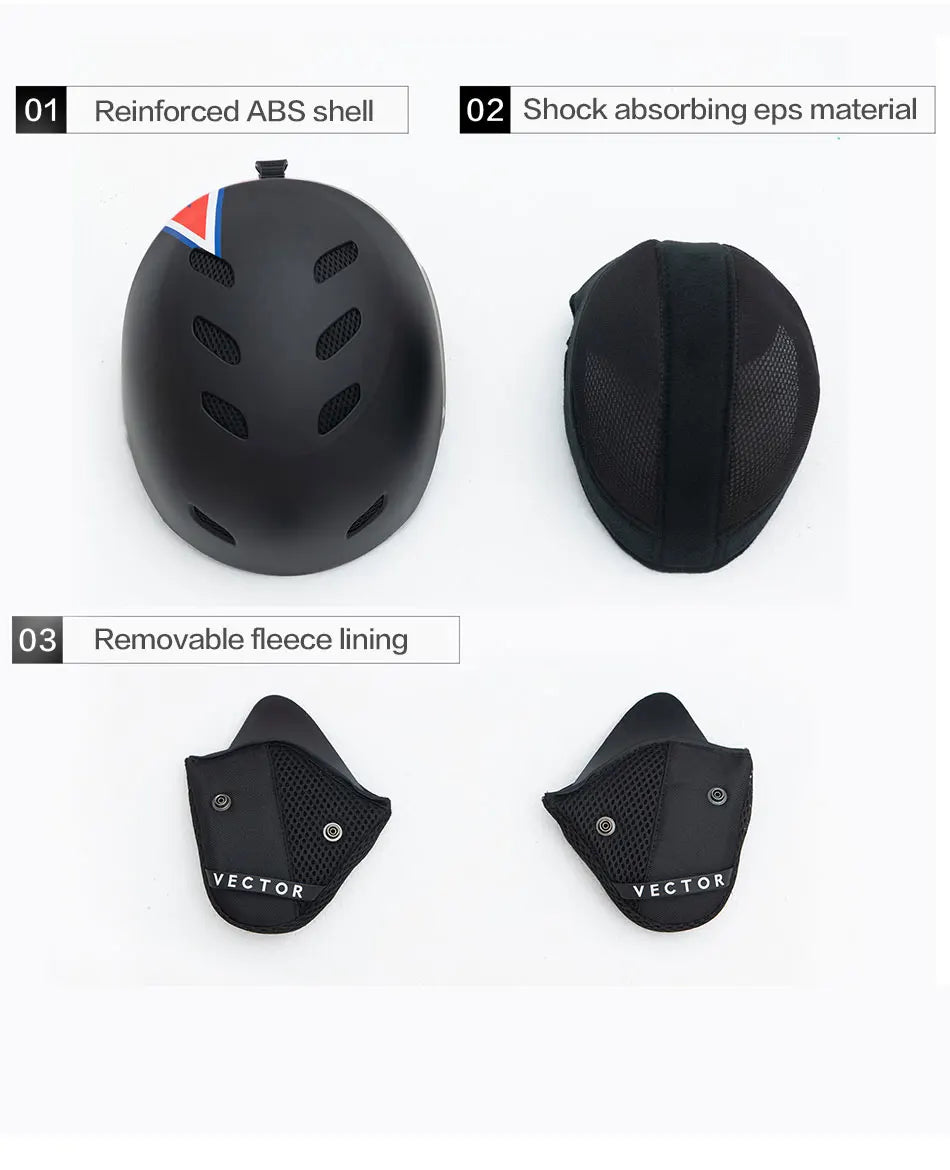 Ski Helmet - CE Certified & Unisex Winter Sports Protection