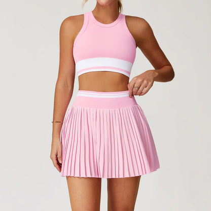 Tennis Dress Set - Quick-Drying Sportswear & Fitness Outfit