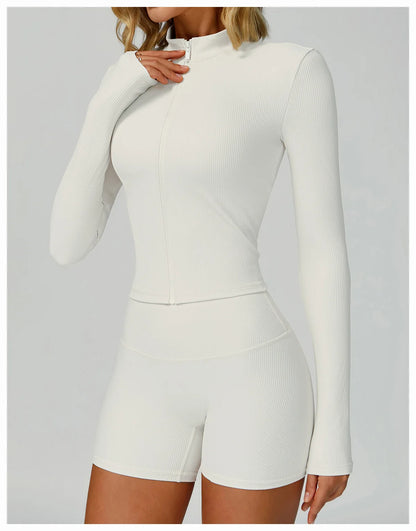 Yoga Jacket - Quick-Dry & Breathable Outdoor Workout Essential