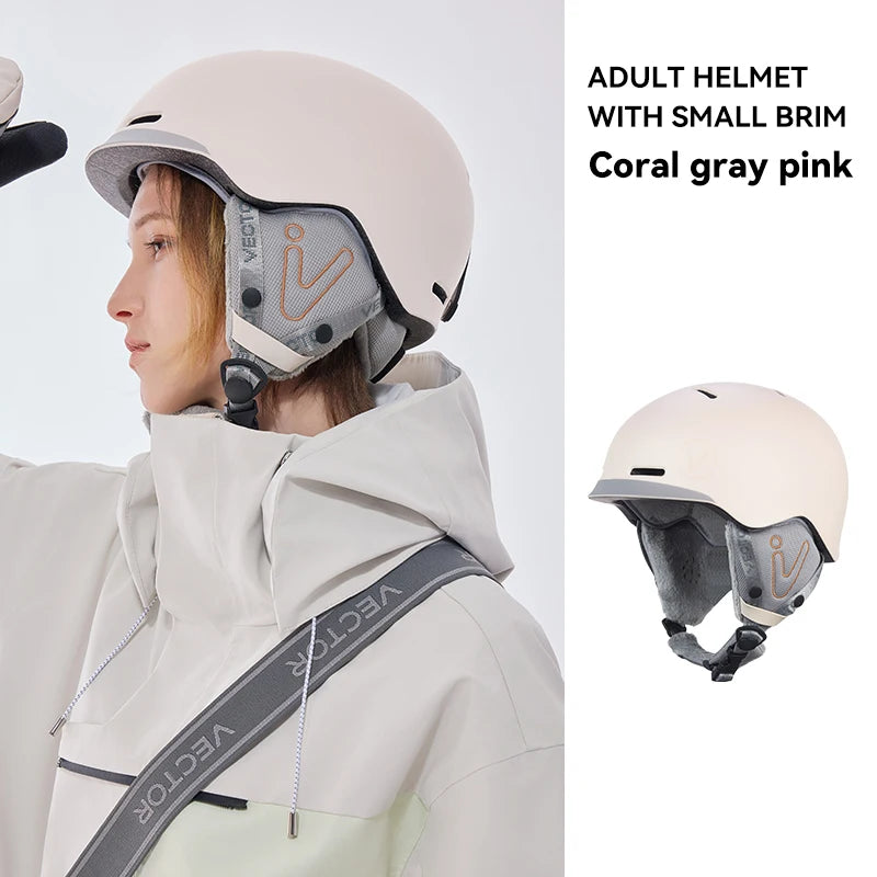 Ski Helmet with Removable Lining & CE Certified Safety