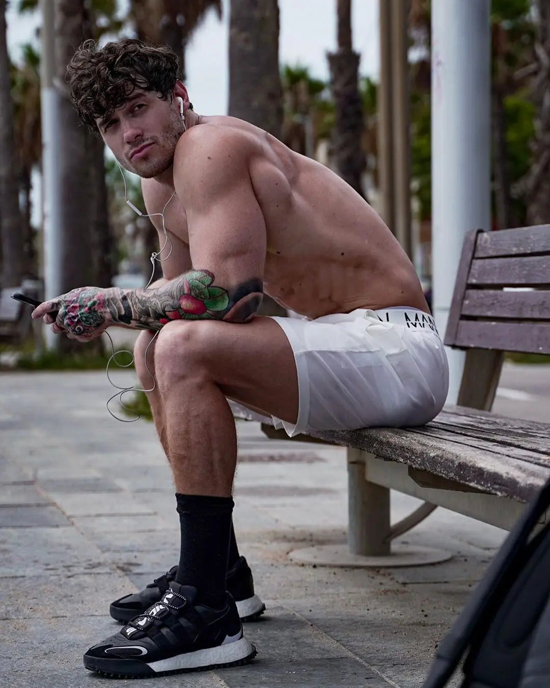 Sports Shorts - Quick Dry & Elastic Training Pants