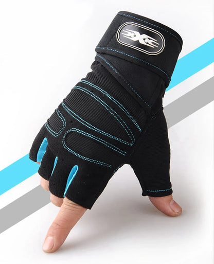 Weight Lifting Gloves With Wrist Wrap