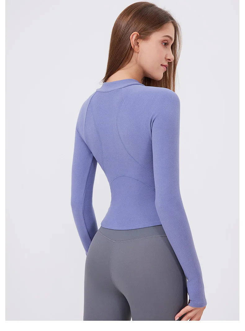 Workout Jacket - Fitness Apparel & Breathable Running Top