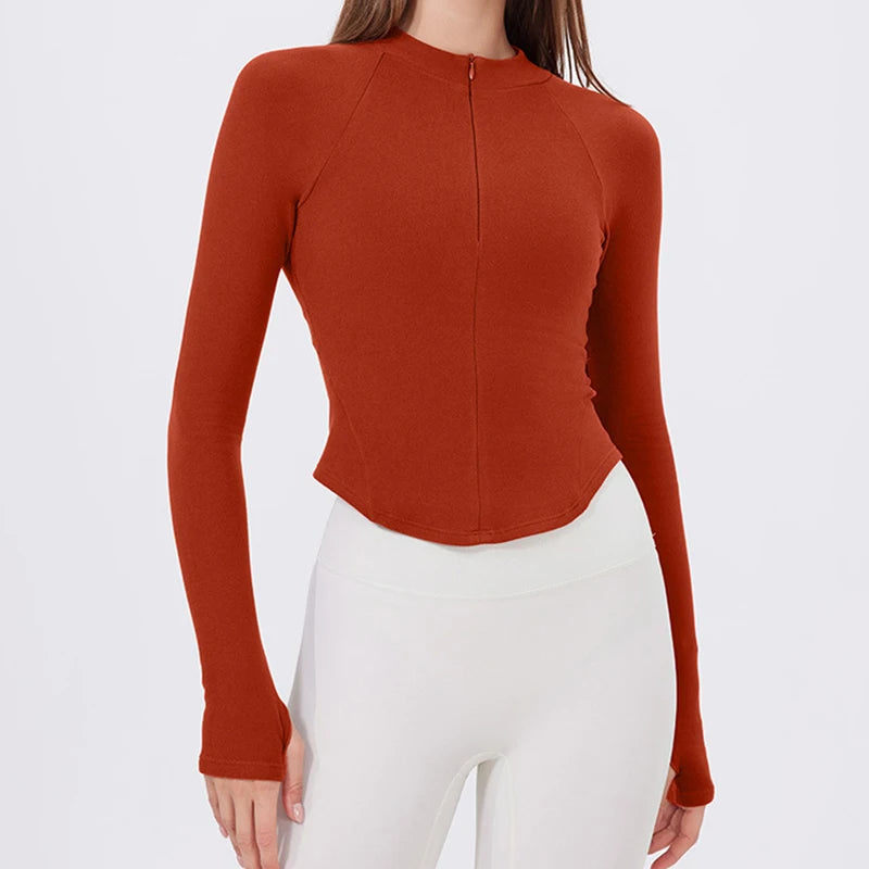 Workout Jacket - Fitness Apparel & Breathable Running Top