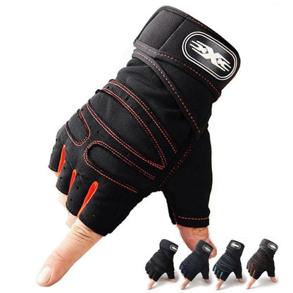Weight Lifting Gloves With Wrist Wrap