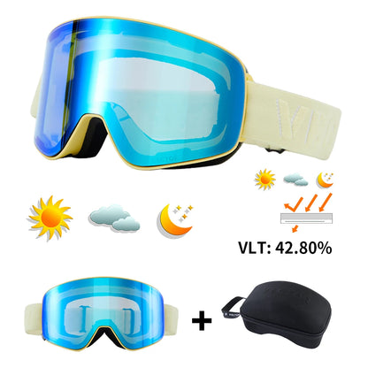 Ski Goggles - Anti-Fog UV400 Snowboard Eyewear