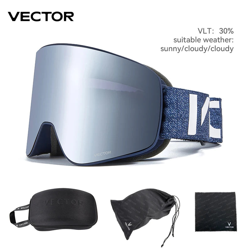 Ski Goggles - Anti-Fog UV400 Snowboard Eyewear