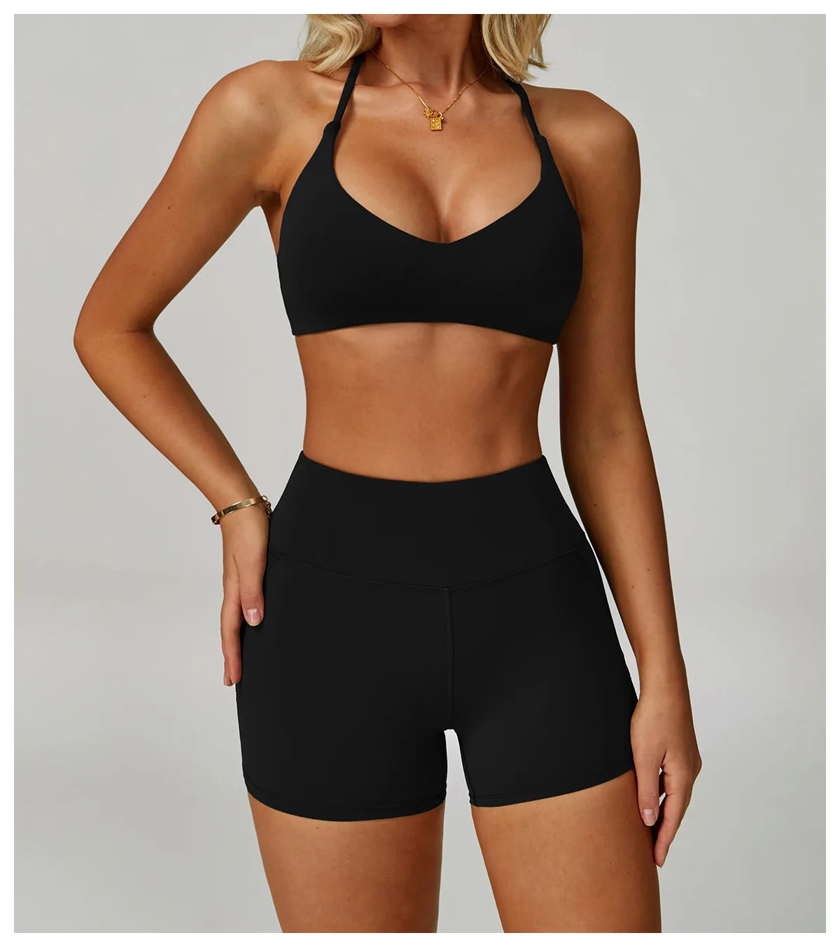 Breathable Sports Bra - Quick-Drying, Shockproof, Perfect for Fitness