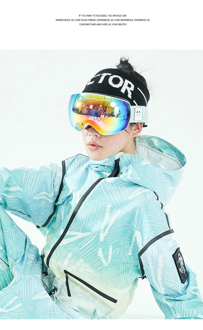Ski Goggles with UV Protection & Interchangeable Lenses