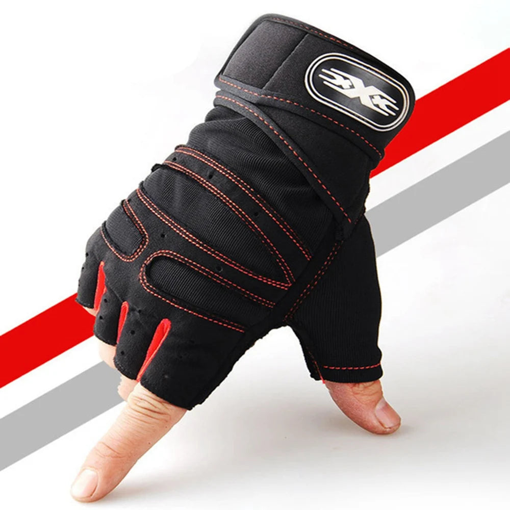 Weight Lifting Gloves With Wrist Wrap