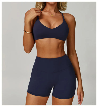 Breathable Sports Bra - Quick-Drying, Shockproof, Perfect for Fitness