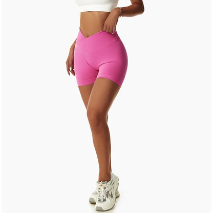 High Waist Yoga Shorts - Seamless, Breathable, and Supportive