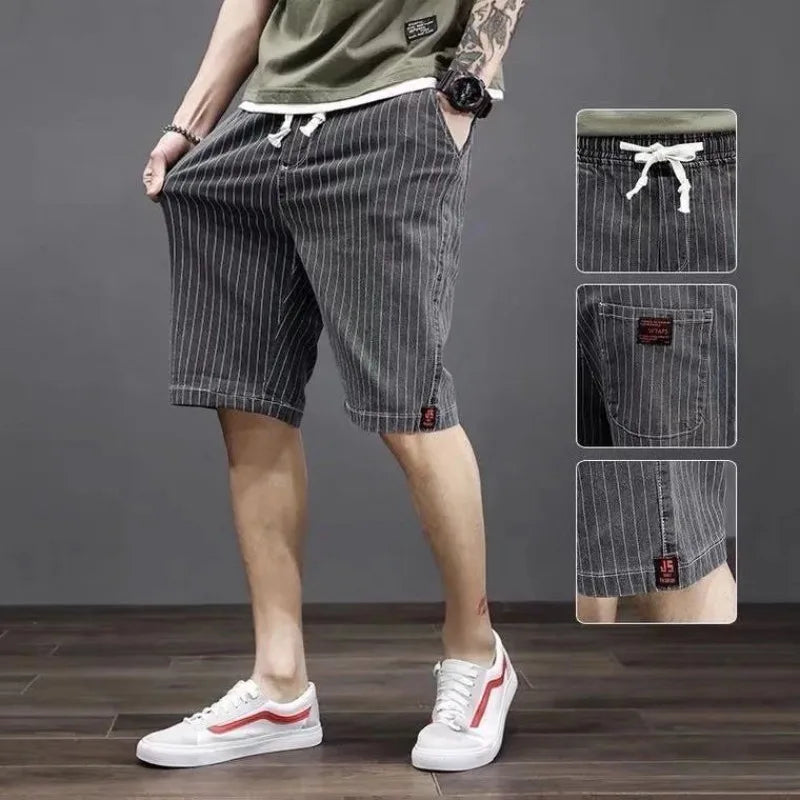 Men's Denim Shorts - Casual & Stretch Options Available