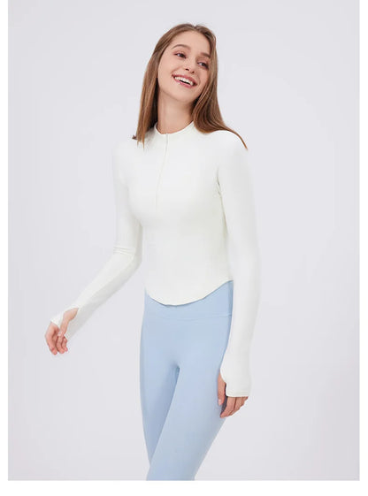 Workout Jacket - Fitness Apparel & Breathable Running Top