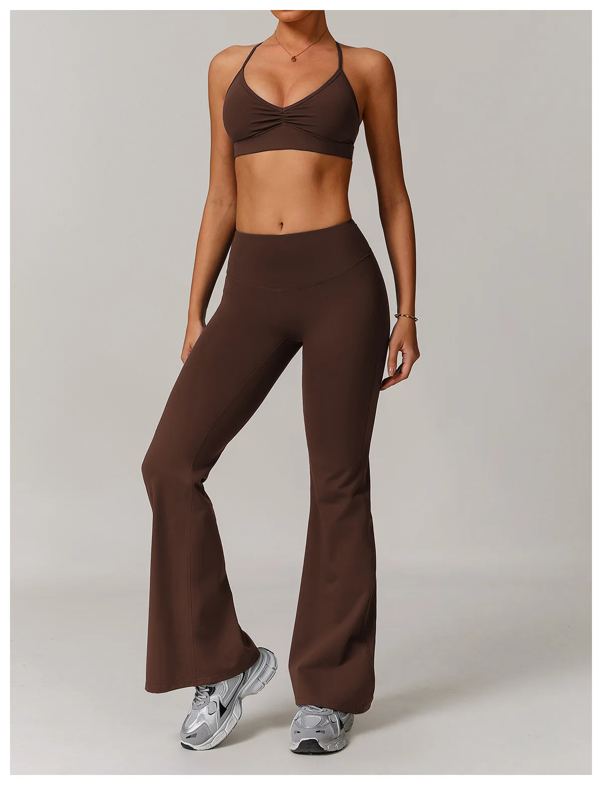 Sports Bra with Breathable Quick-Dry Cross Back Design