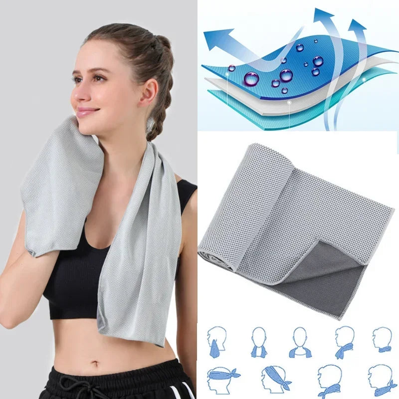 Instant Dry Sports Towel With Case