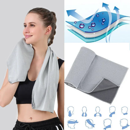 Instant Dry Sports Towel With Case