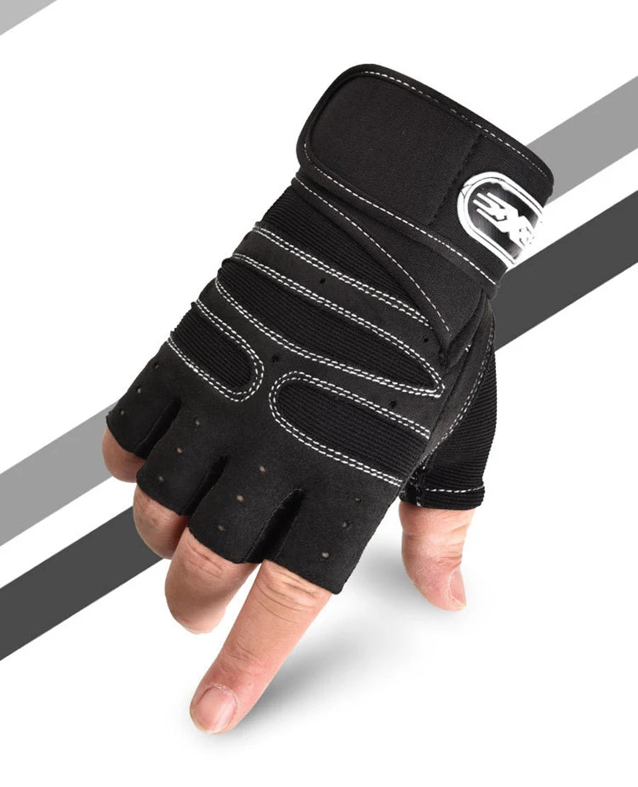 Weight Lifting Gloves With Wrist Wrap