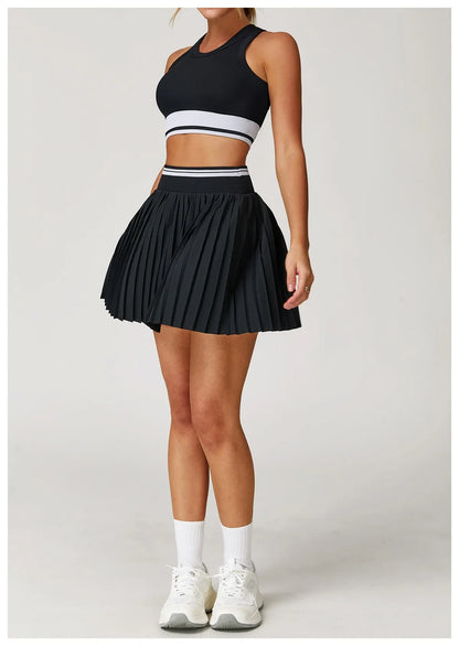 Tennis Dress Set - Quick-Drying Sportswear & Fitness Outfit