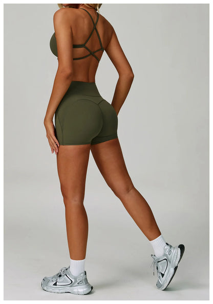 Breathable Sports Bra - Quick-Drying, Shockproof, Perfect for Fitness