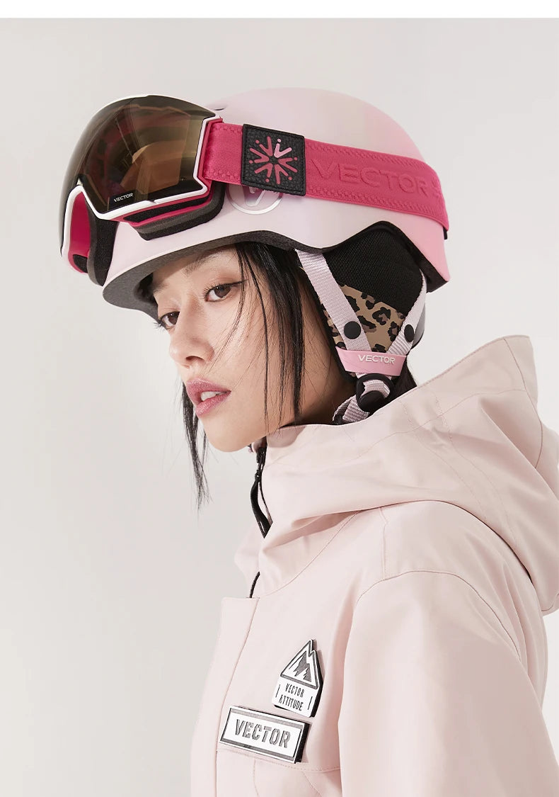 Ski Helmet with Removable Lining & CE Certified Safety