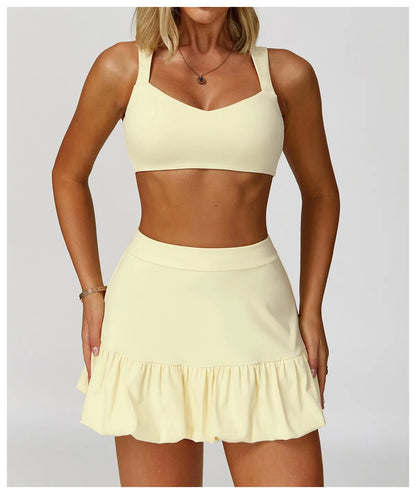 High Waisted Sports Skirt - Quick Dry & Breathable Performance