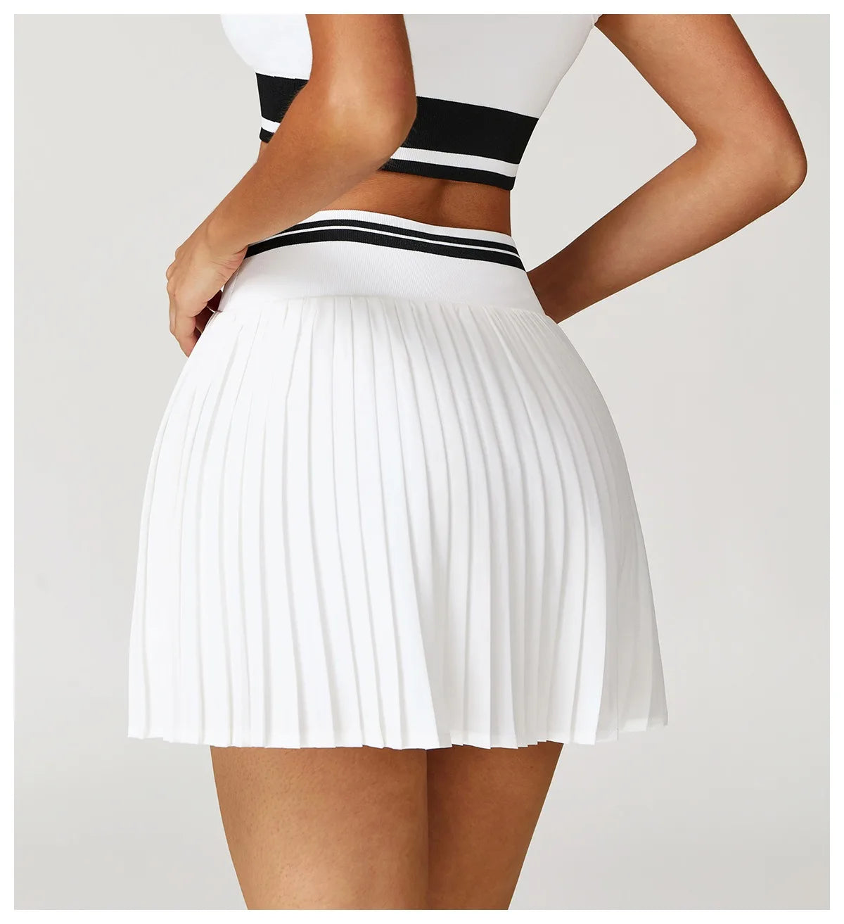 Golf Pleated Skirt: High Waist Comfort & Breathability