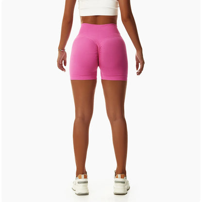 High Waist Yoga Shorts - Seamless, Breathable, and Supportive