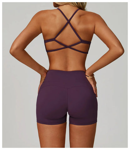 Breathable Sports Bra - Quick-Drying, Shockproof, Perfect for Fitness