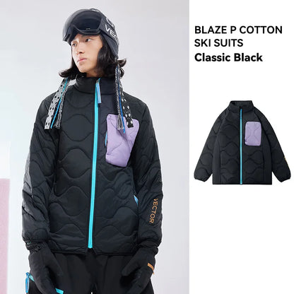 Skiing Jacket - Mid Layer & Windproof Quick Dry Design
