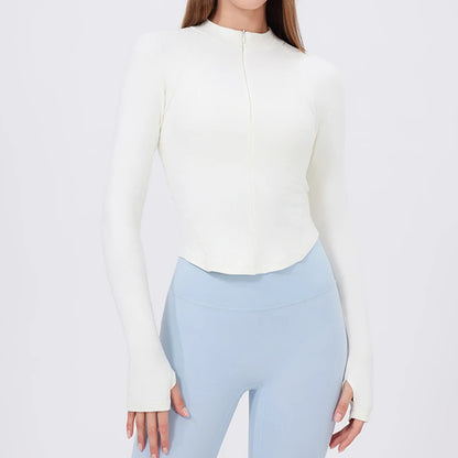 Workout Jacket - Fitness Apparel & Breathable Running Top