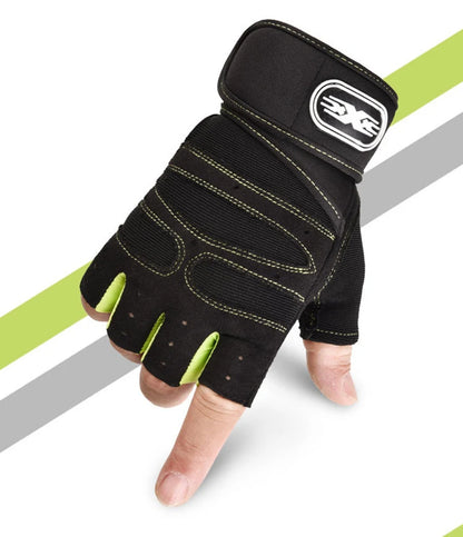 Weight Lifting Gloves With Wrist Wrap