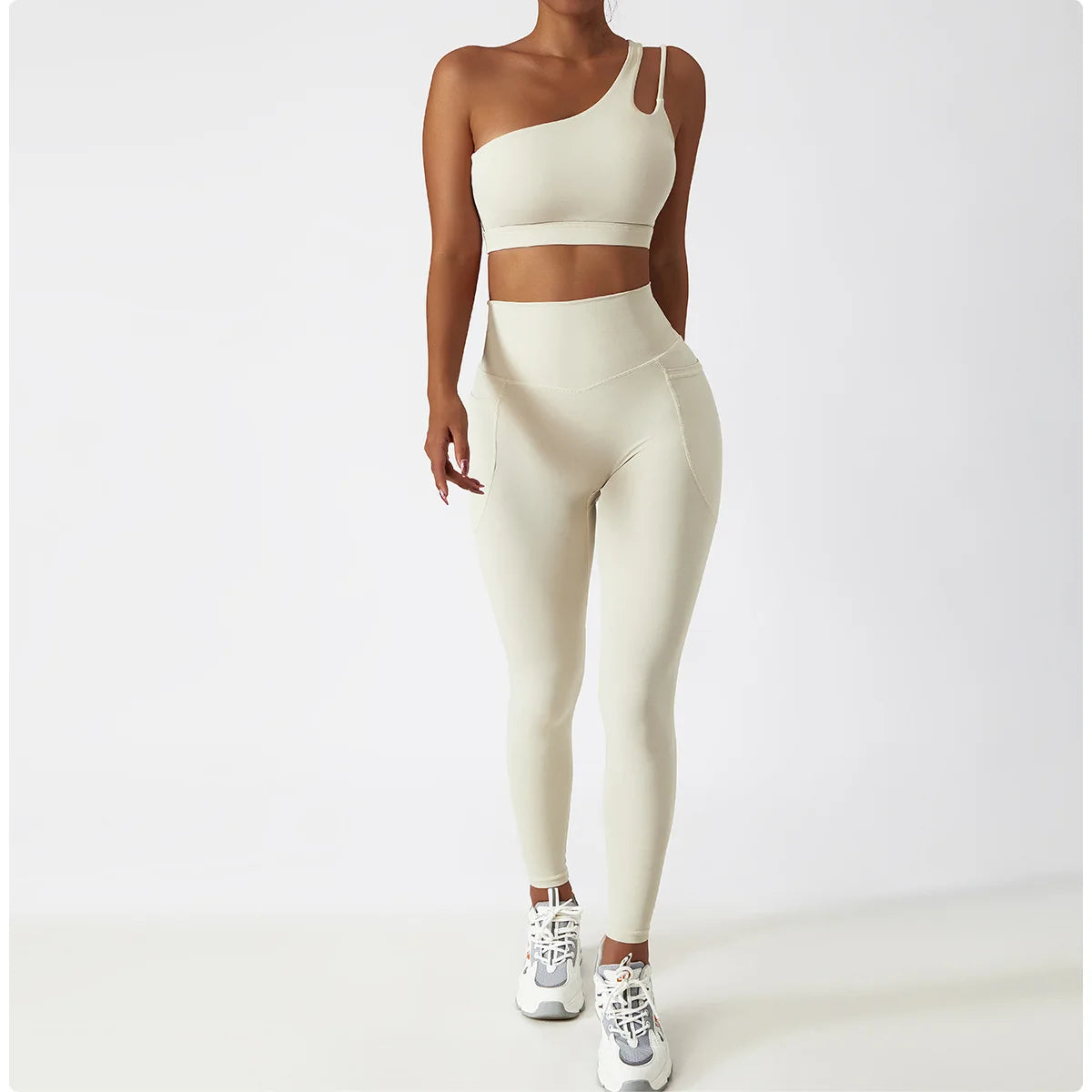 Cozy SkinFriendly Breathable Pocket Yoga Leggings - High Waist and Comfortable