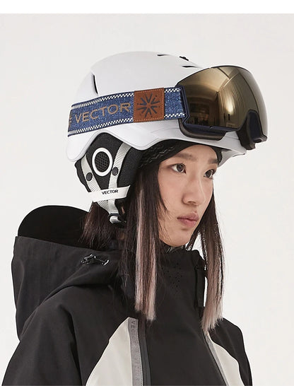 Ski Goggles with UV400 & Anti-Fog Features for Winter Sports