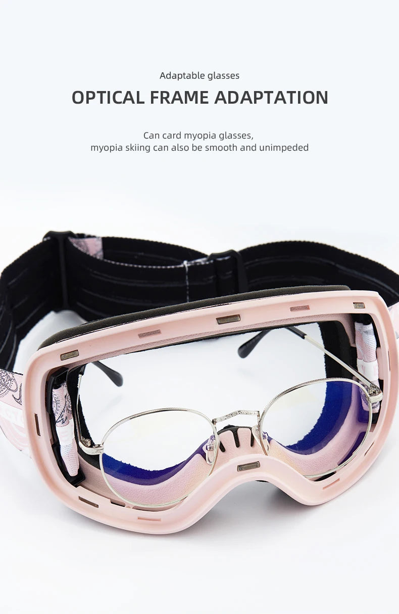 Ski Goggles - UV Protection & Interchangeable Lens Design