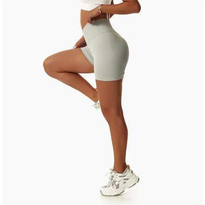 High Waist Yoga Shorts - Seamless, Breathable, and Supportive