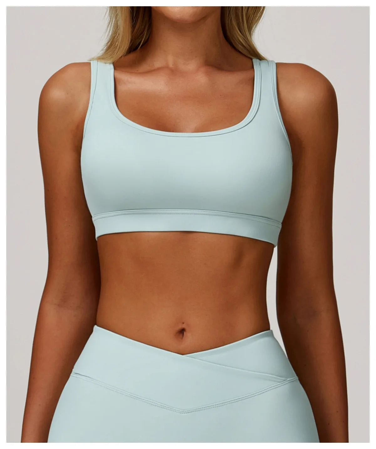 Workout Bra with Quick-Drying and High Impact Support