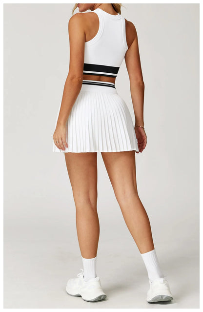 Tennis Dress Set - Quick-Drying Sportswear & Fitness Outfit