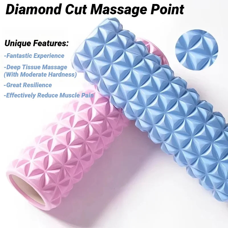 3D Diamond Foam Massage Roller