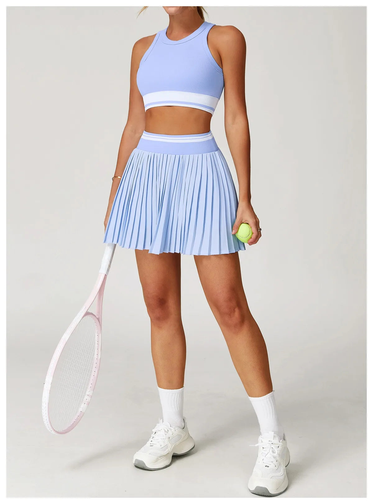 Tennis Dress Set - Quick-Drying Sportswear & Fitness Outfit