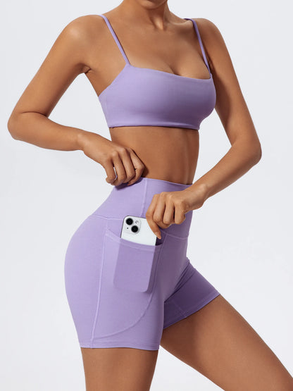 High Stretch Sports Bra - Breathable Yoga & Fitness Top