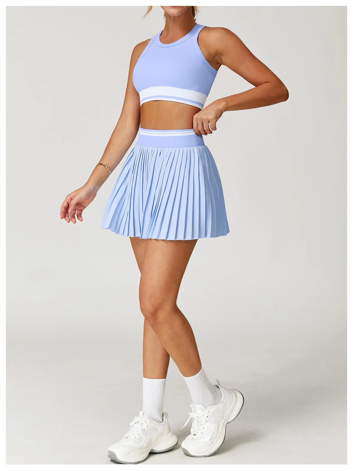 Tennis Dress Set - Quick-Drying Sportswear & Fitness Outfit